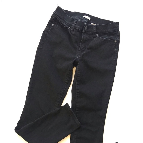J. Crew Factory Jeans Jcrew Factory Black Ankle Skinny Jean F7995